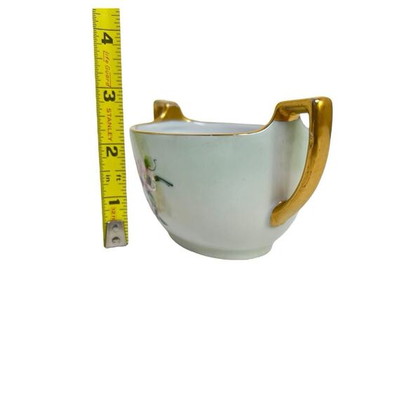 Vintage Stouffer Creamer and Sugar Set Hand Painted Bavaria Porcelain Gold Trim - Picture 10 of 16